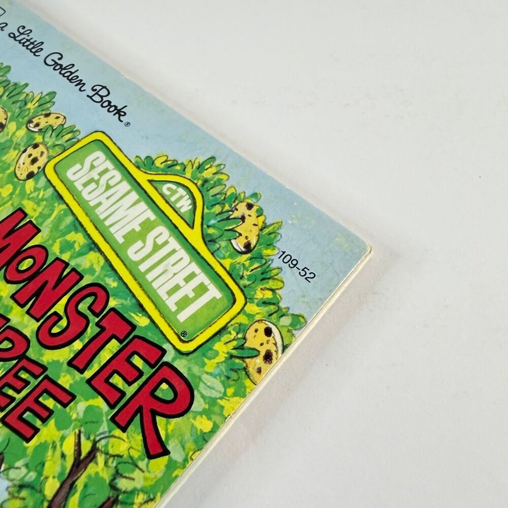 2/$6 Sesame Street Cookie Monster and the Cookie Tree book, Little Golden (HC) - Picture 2 of 12